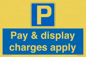 Pay & display charges apply